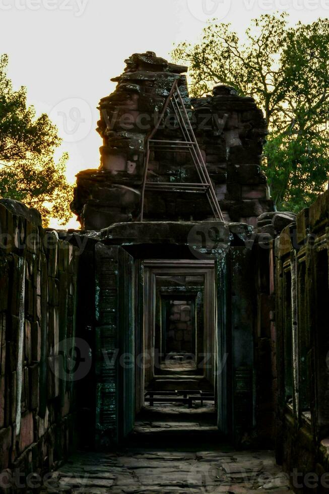 templo antigo na tailândia foto