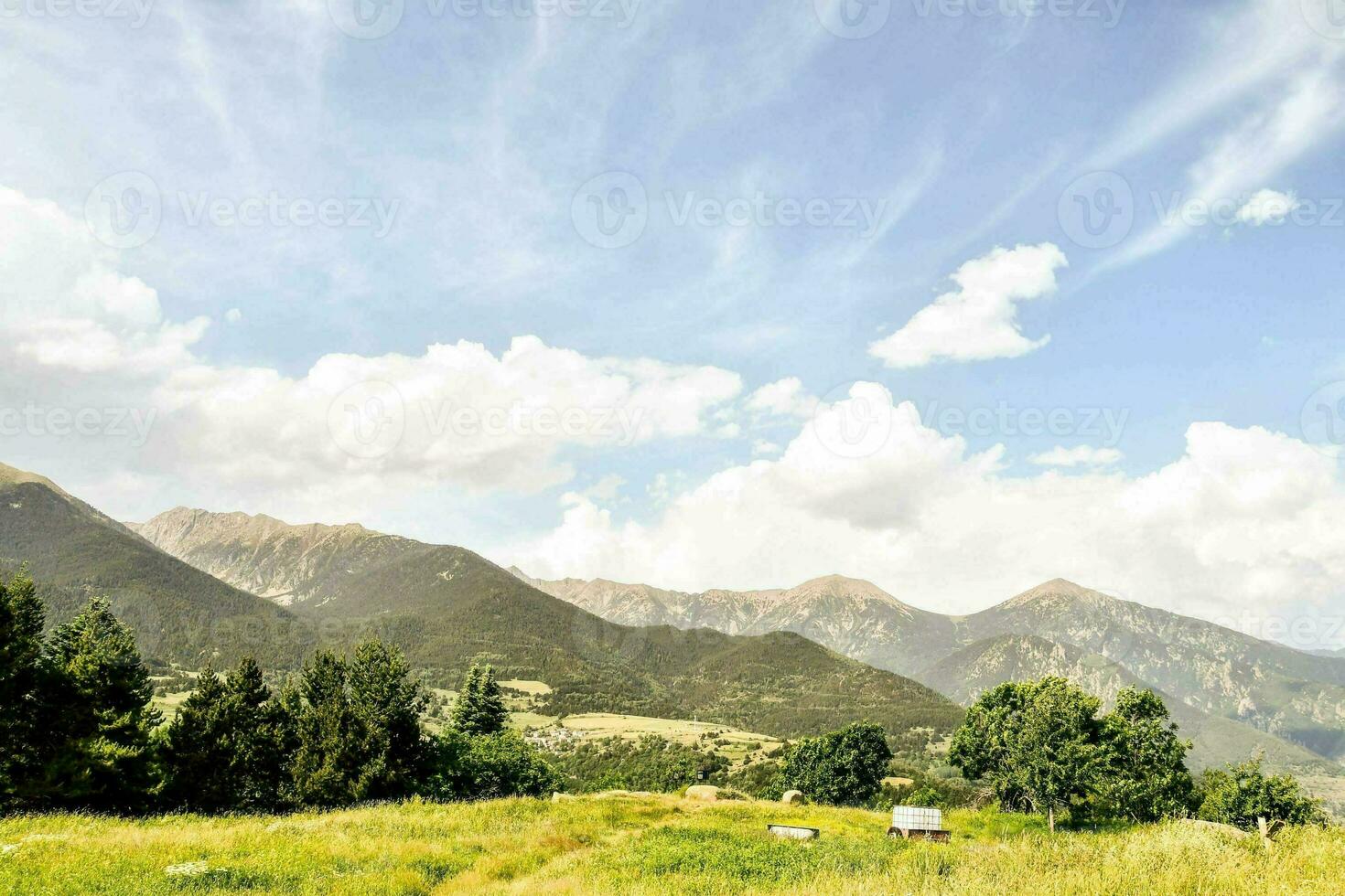 vista panorâmica da montanha foto