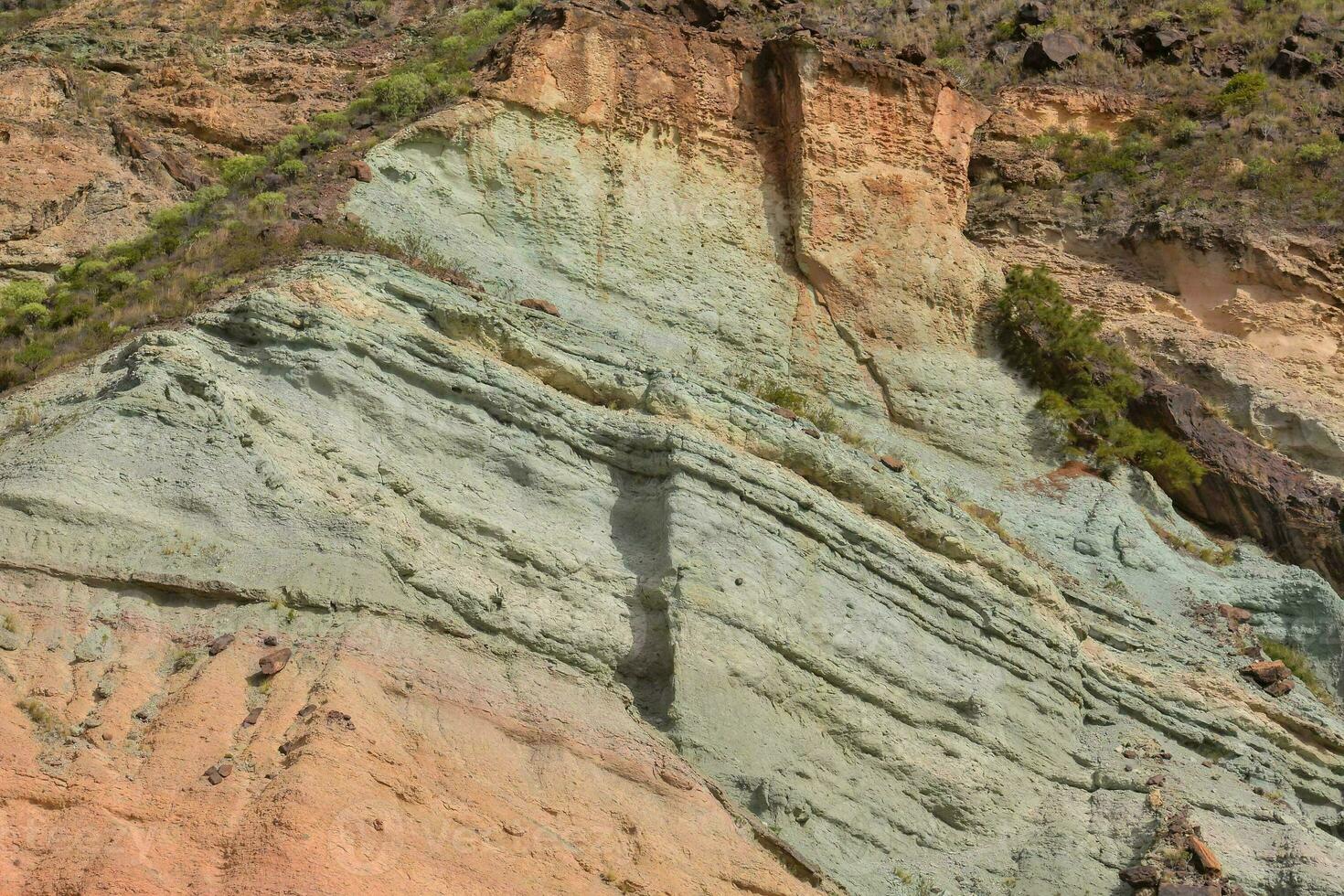 fechar acima do uma Rocha foto