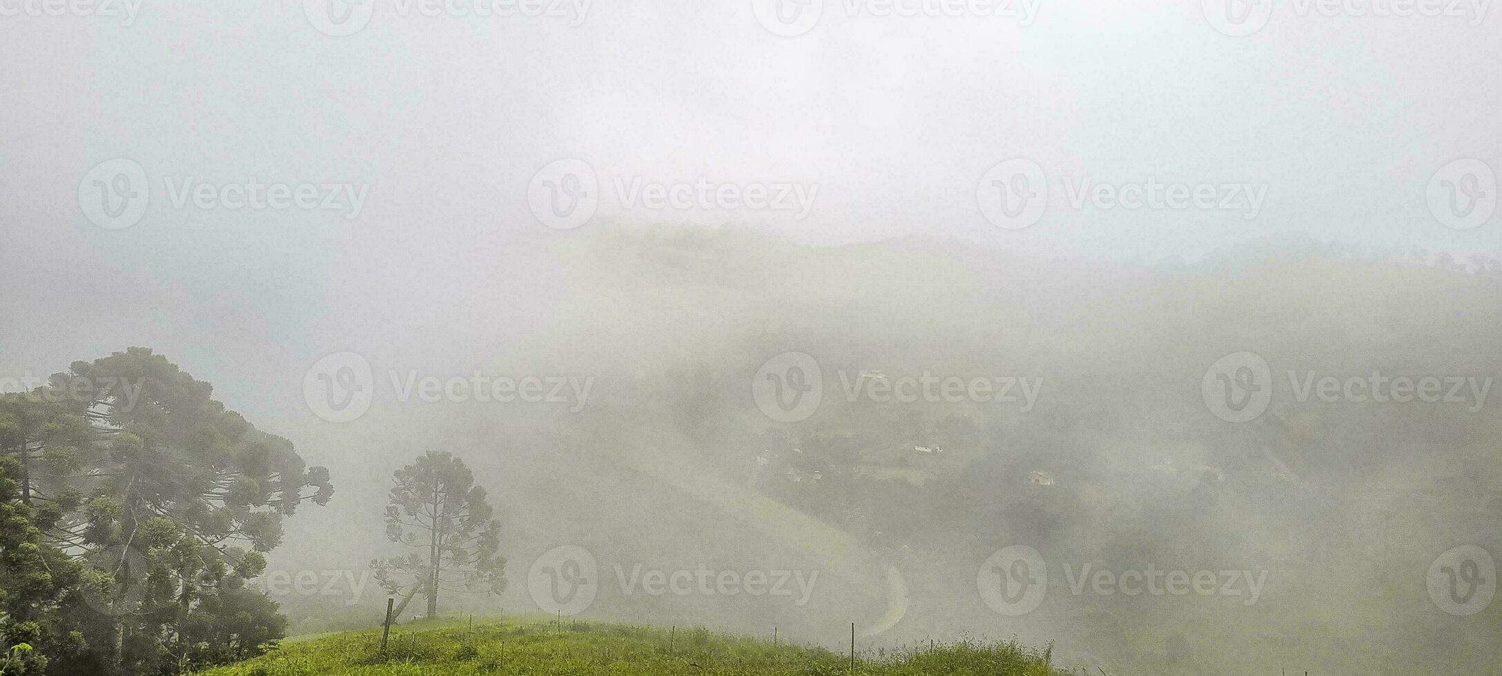 Visão do a montanhas do minas gerais Brasil foto