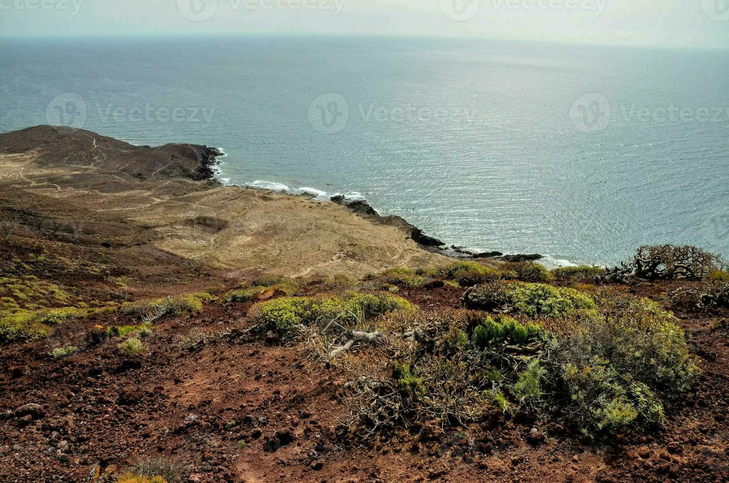 cênico Visão do a costa foto