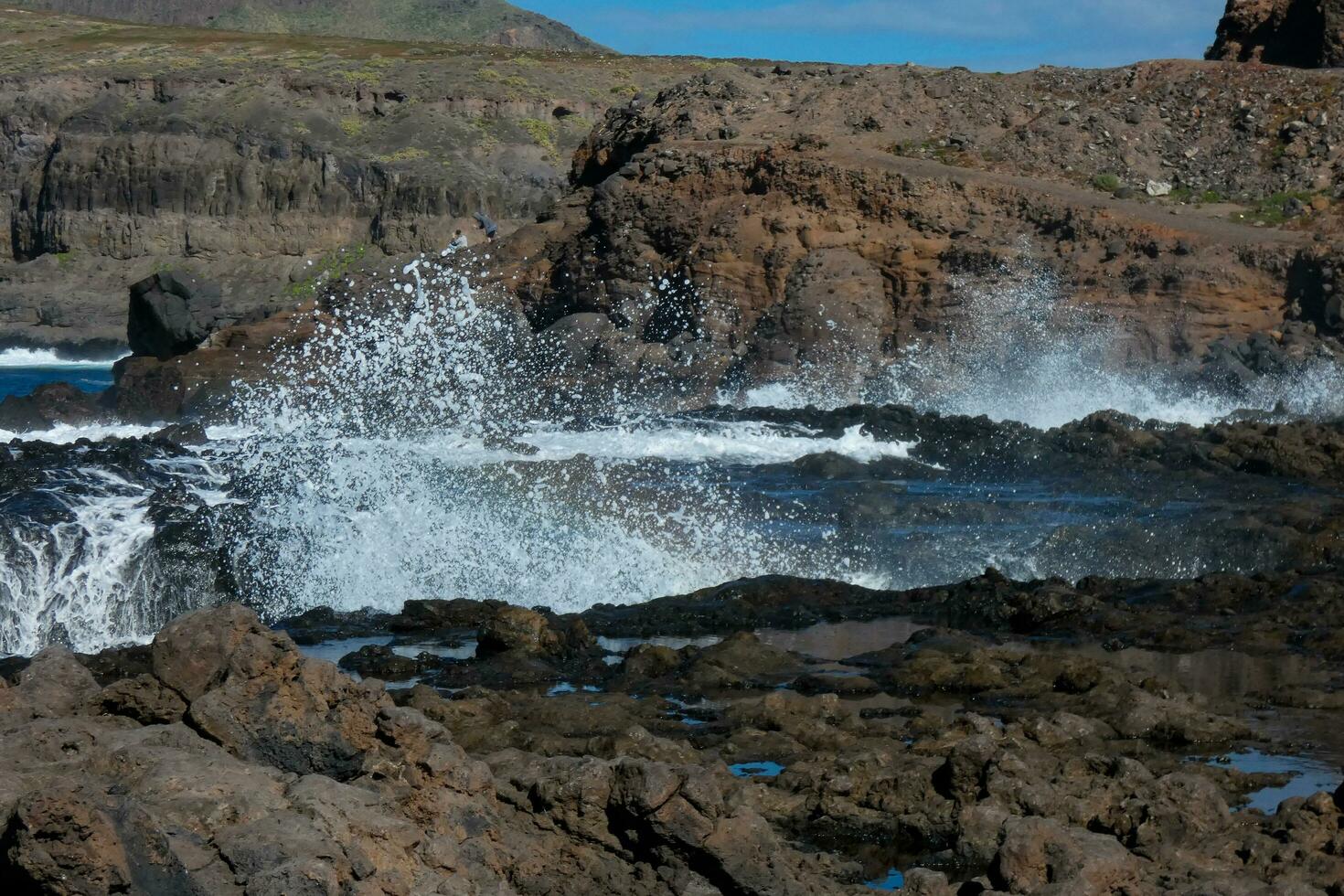 ilha do vovó canaria dentro a atlântico oceano foto