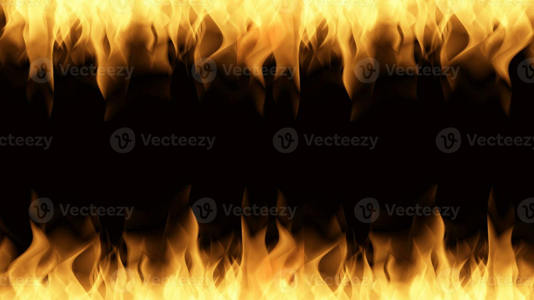 chama do fogo queimando em Preto fundo imagem foto