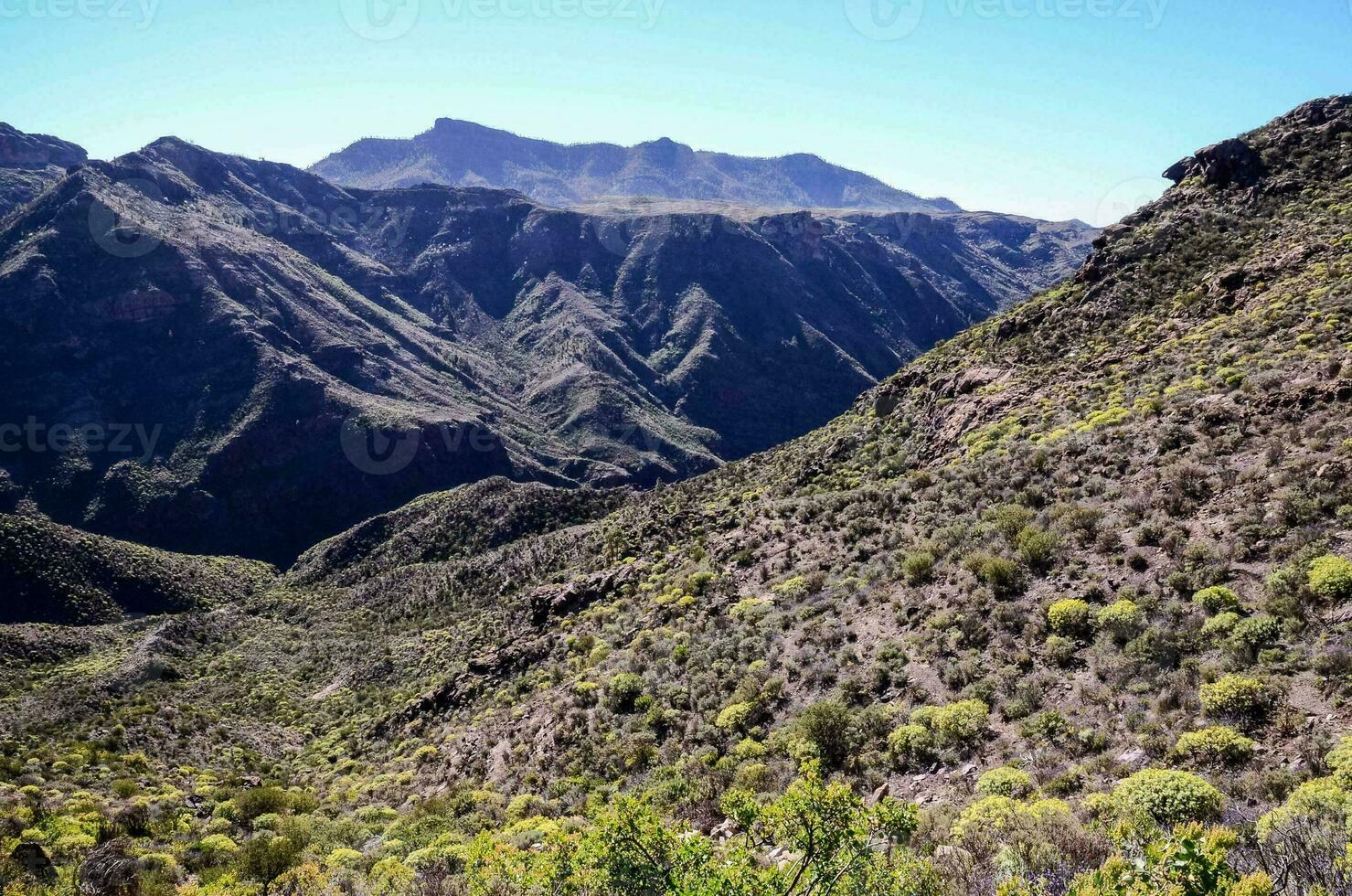 vista panorâmica da montanha foto