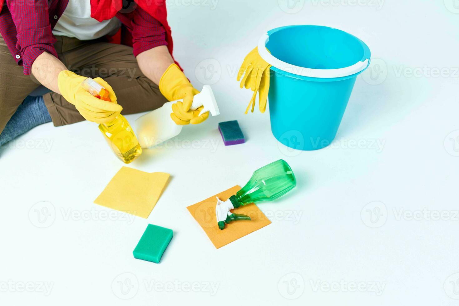 tarefas domésticas estilo de vida quarto interior profissional limpeza estilo de vida tarefas foto