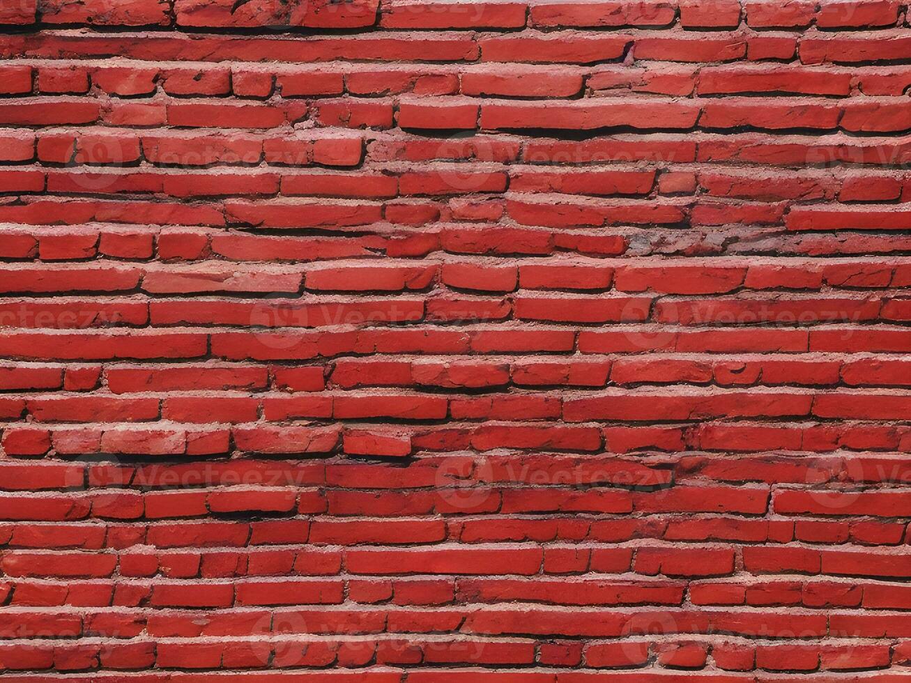 detalhado texturizado superfície do vermelho tijolo muro. ideal para estoque imagens e fotografia foto