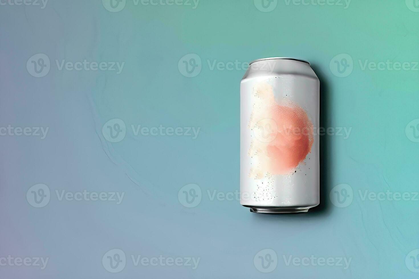 brilhante bebida pode modelo em colori fundo foto