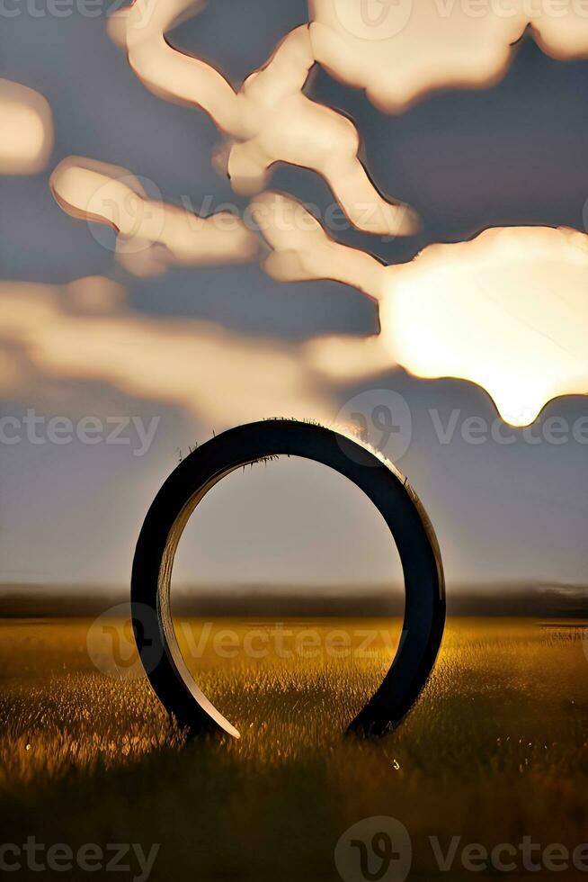 a elementos do clima - a artístico interpretação do nuvens e luz foto