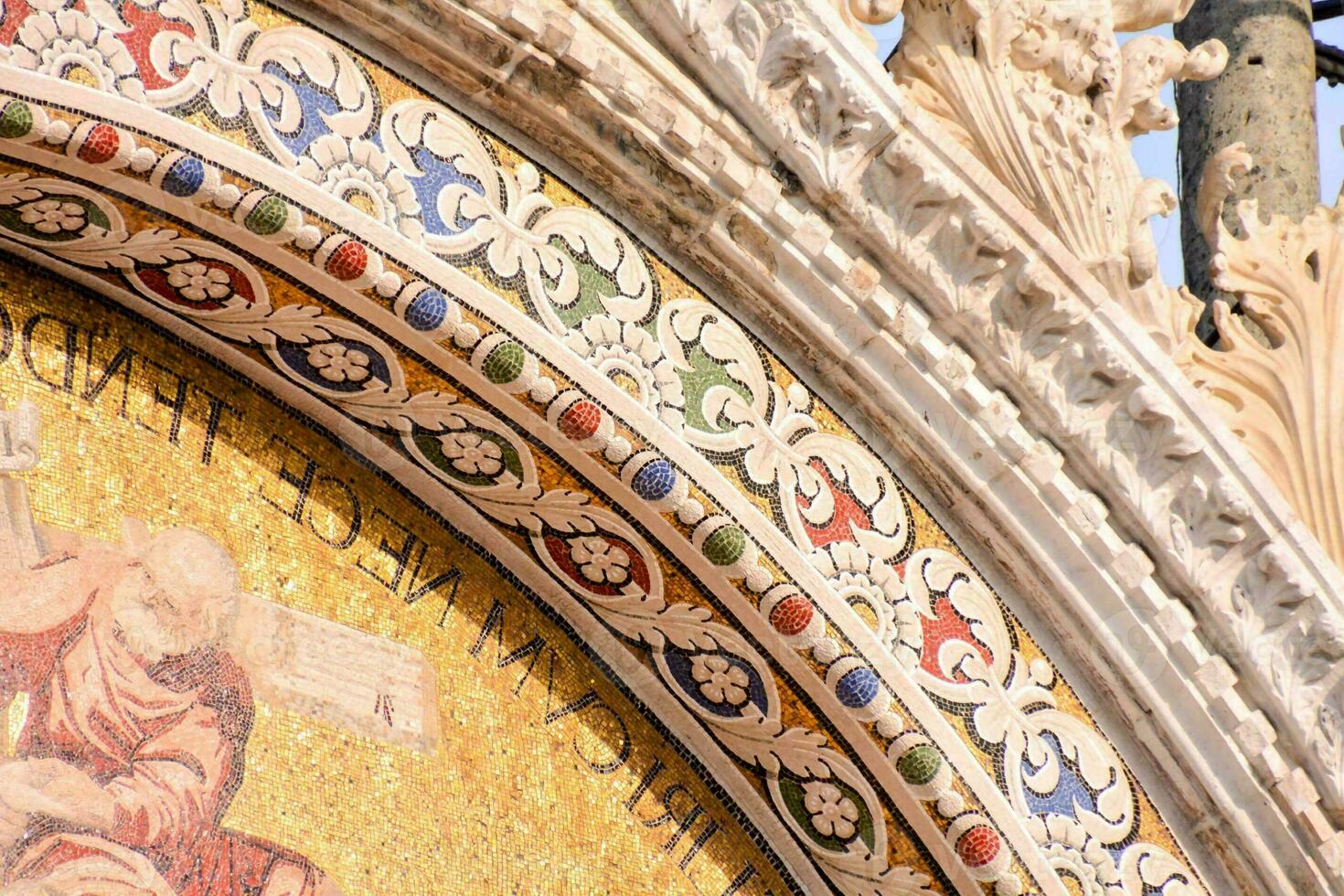 santo marca basílica decoração, Veneza foto