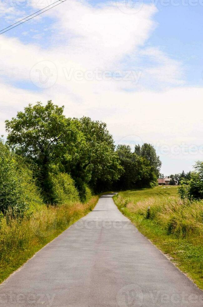 vista panorâmica da estrada foto