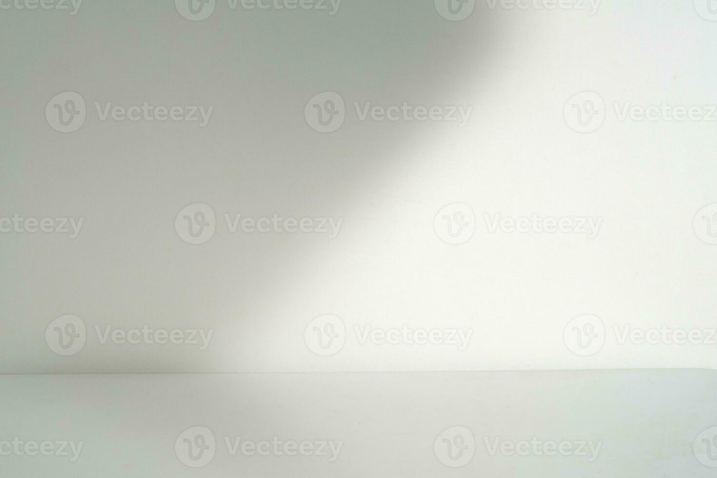 esvaziar branco quarto com parede para produtos posicionamento modelo foto