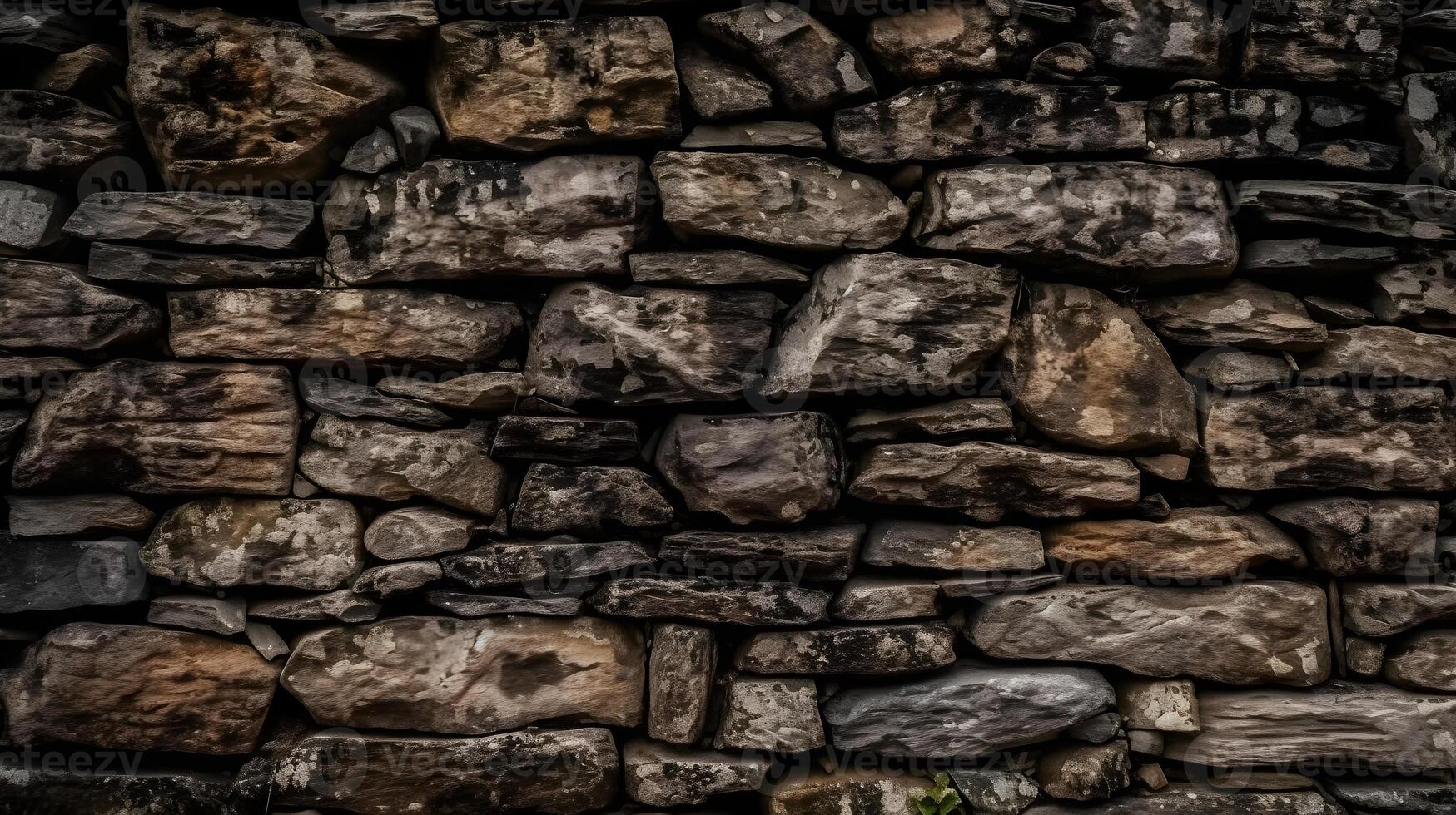 antigo pedra parede textura , generativo ai foto