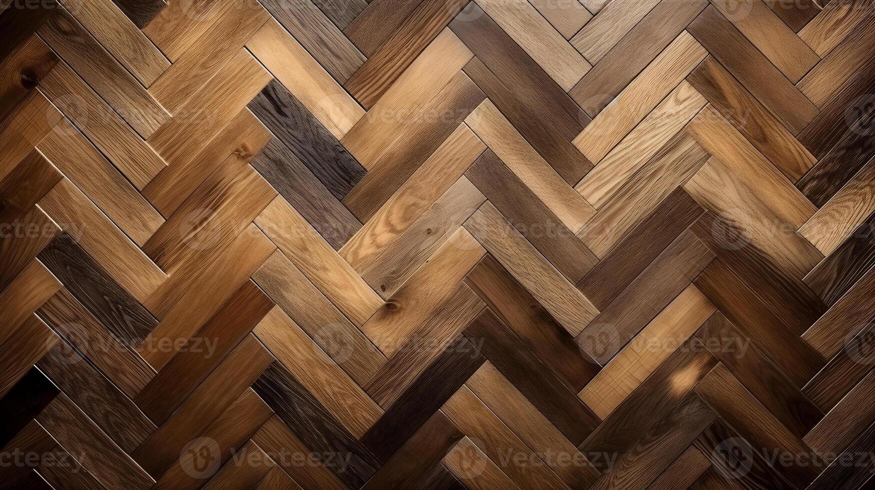madeira parquet chão textura minimalista, generativo ai foto