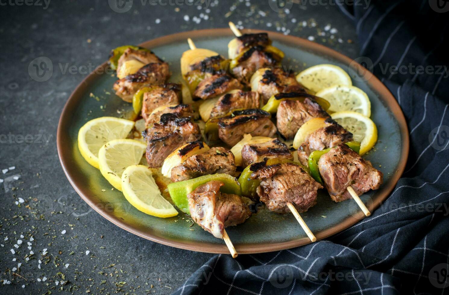 Kebab Souvlaki Grego delicioso