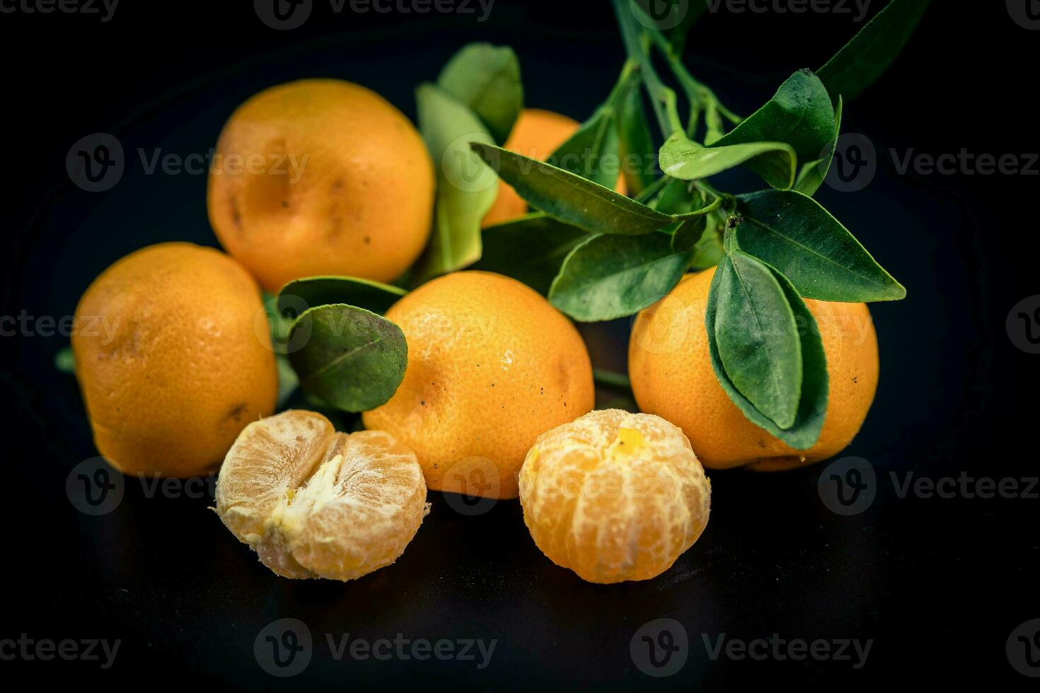 a calamondin laranja nitro fortunella macrocarpa é uma híbrido do mandarim a cumquat foto