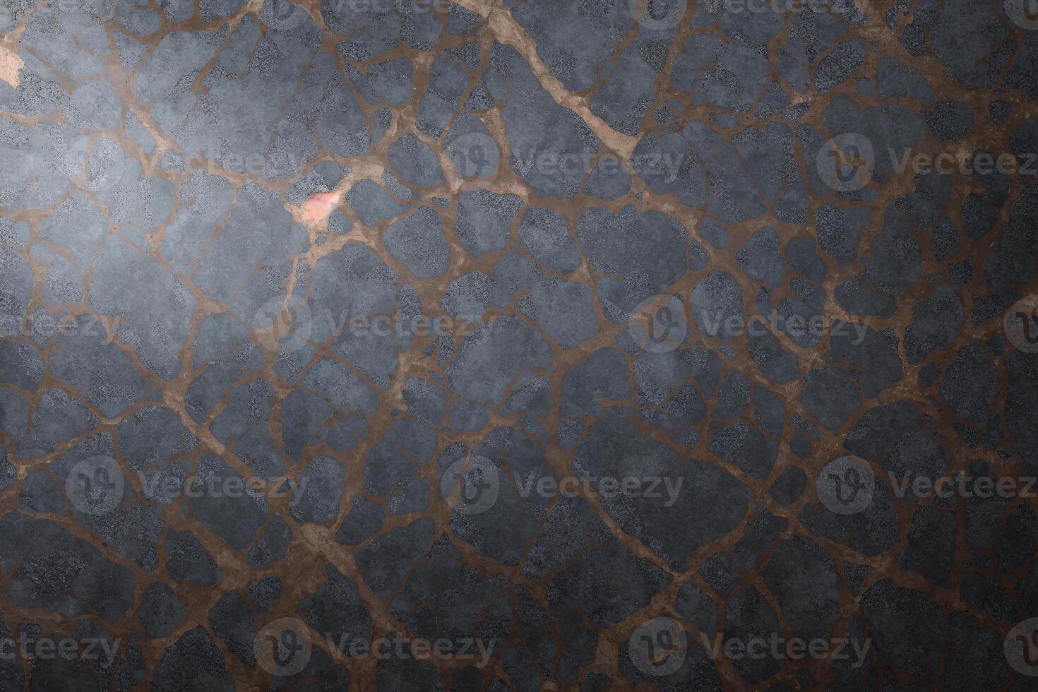 Castanho mármore textura fundo padronizar. Castanho pedra superfície. abstrato natural mármore Castanho e ouro. generativo ai foto