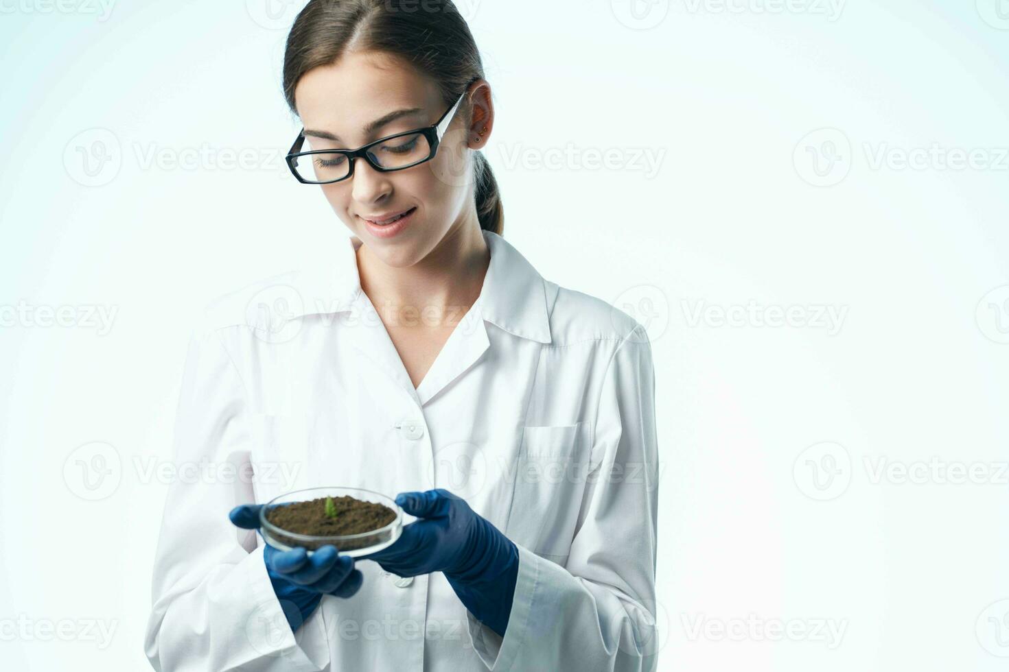 mulher laboratório assistente pesquisa biologia Ciência foto