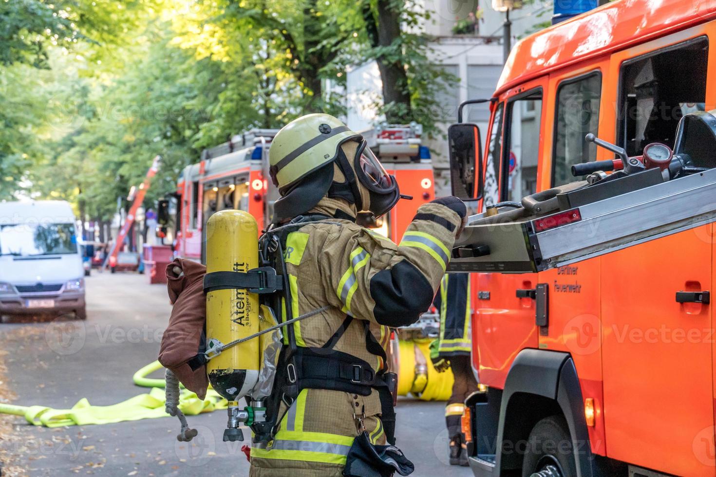 bombeiros do corpo de bombeiros de berliner foto