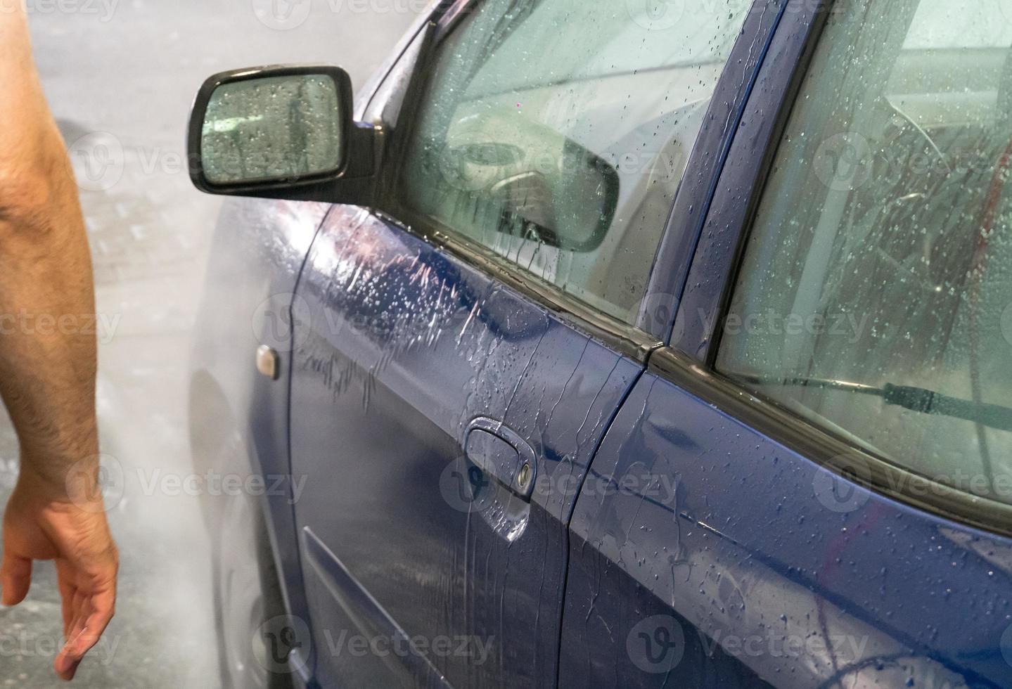 lavagem de carros ou lavagem automática foto