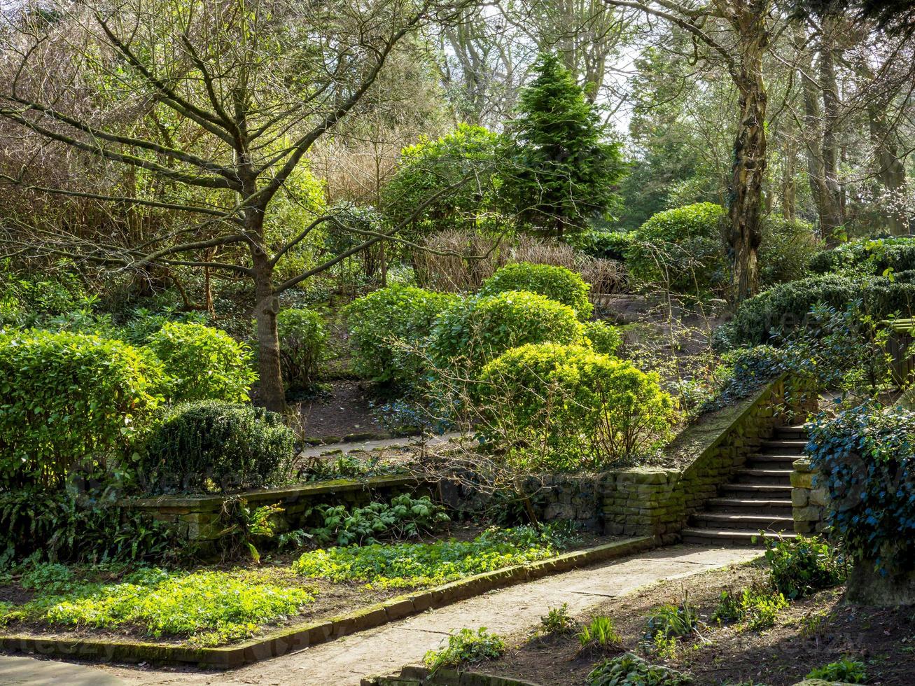 parque peasholm em scarborough north yorkshire inglaterra foto