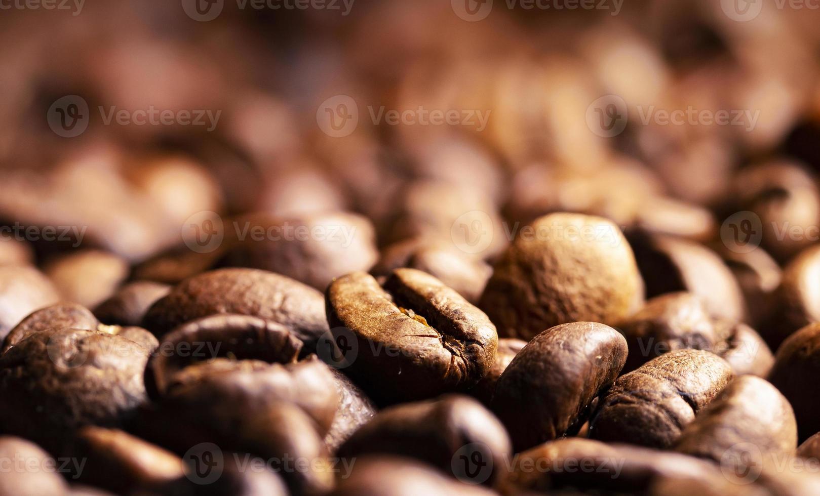 pilha de textura de grãos de café foto