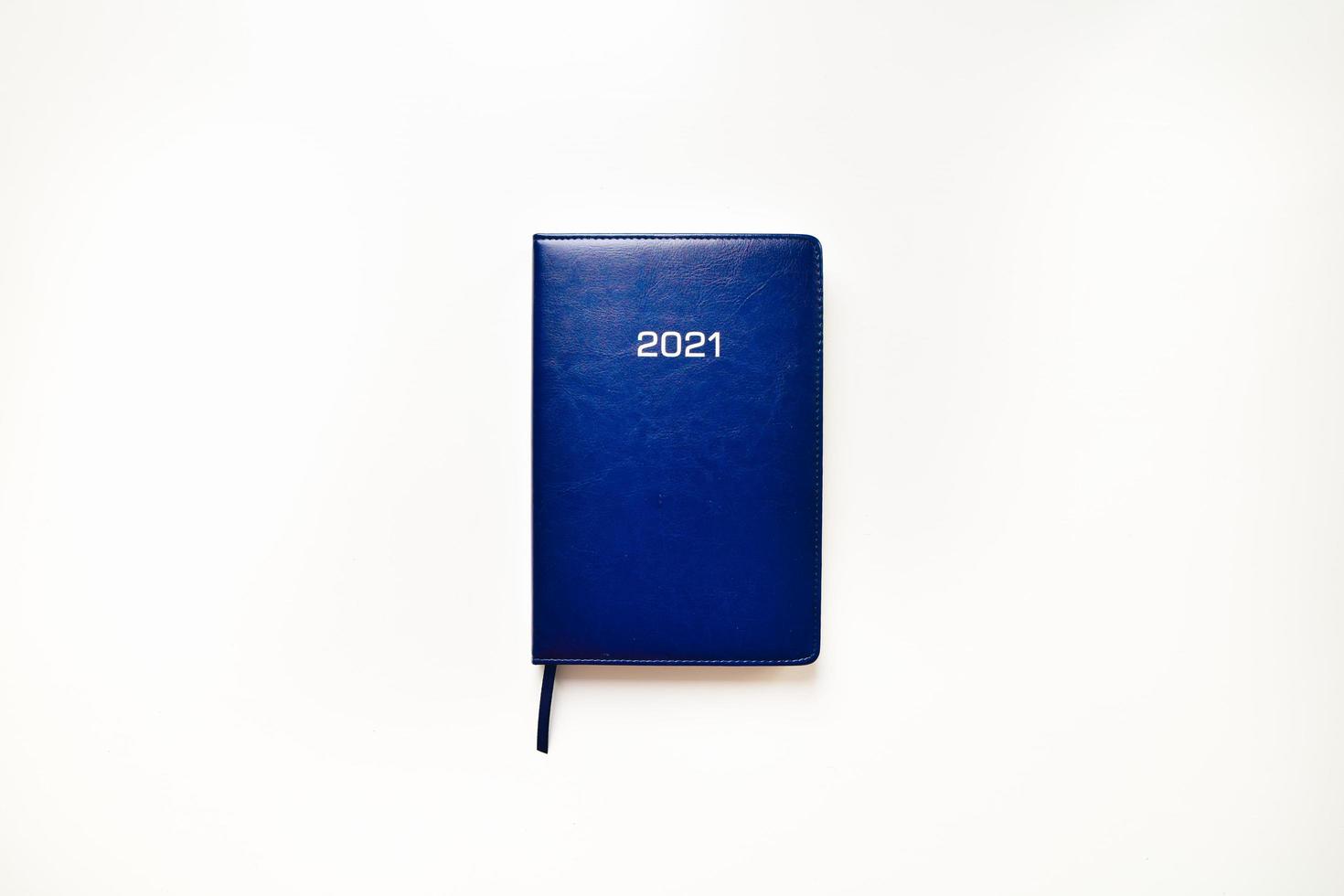 Caderno azul 2021 foto