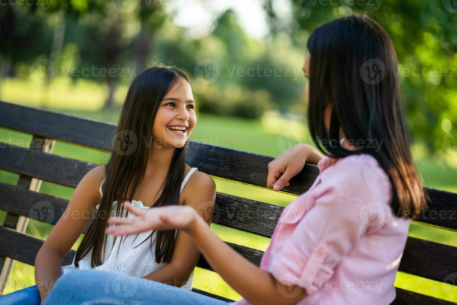 mãe e filha gastos Tempo juntos foto