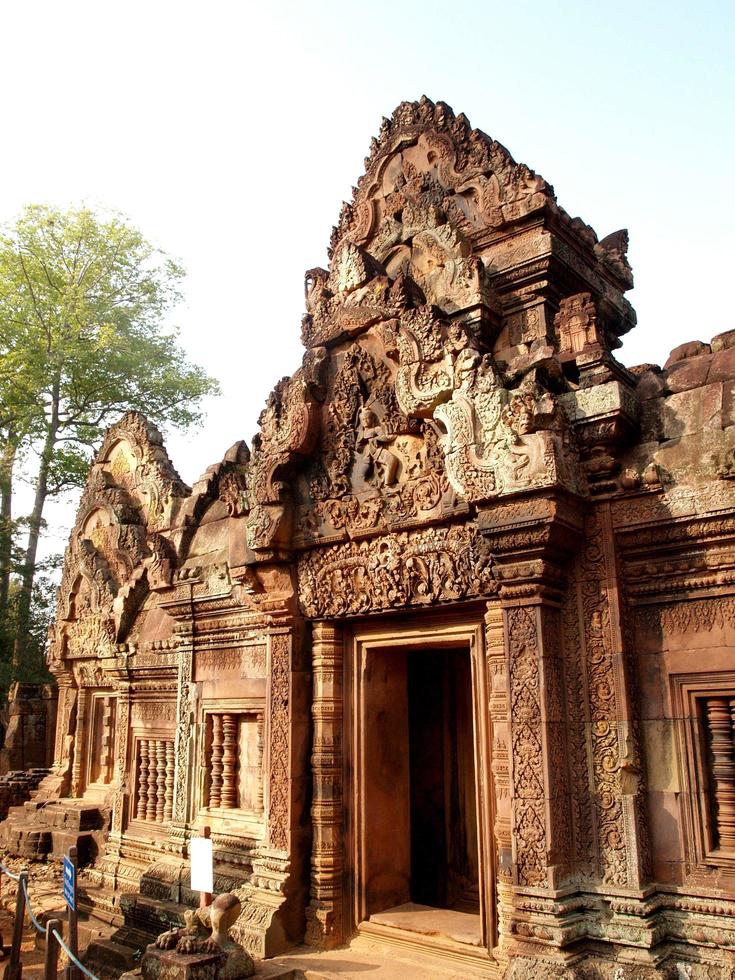 ruínas em angkor wat em siem reap, camboja foto