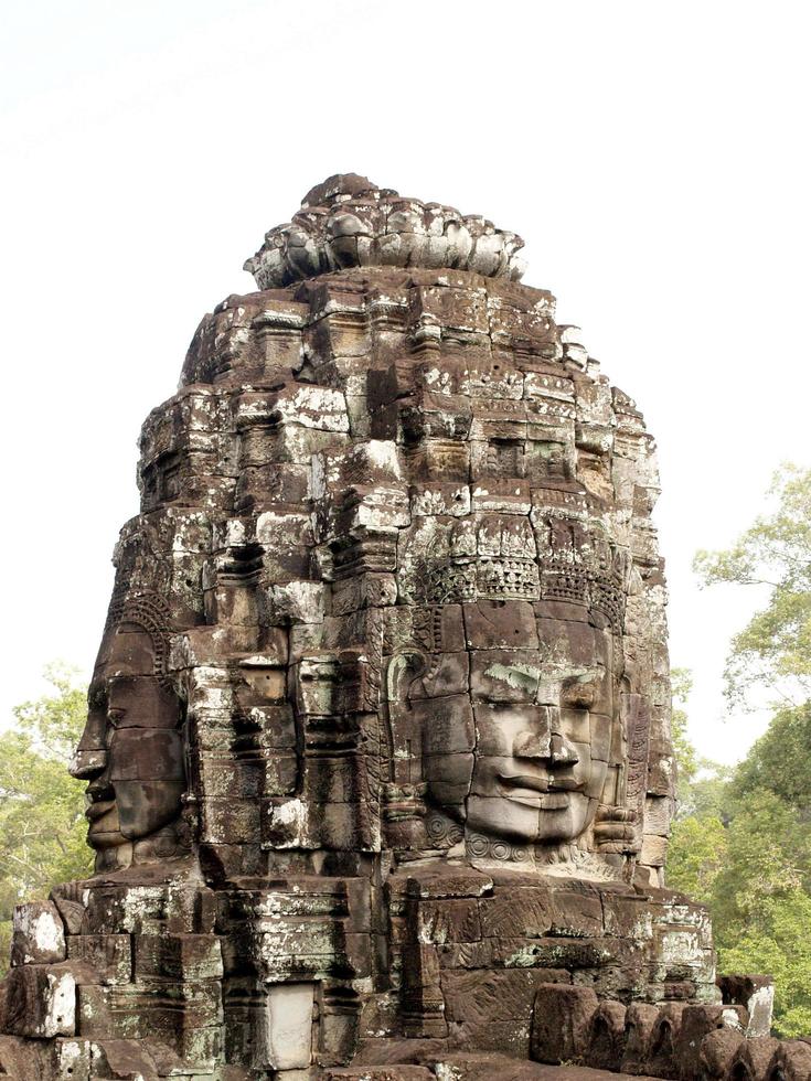 ruínas em angkor wat em siem reap, camboja foto