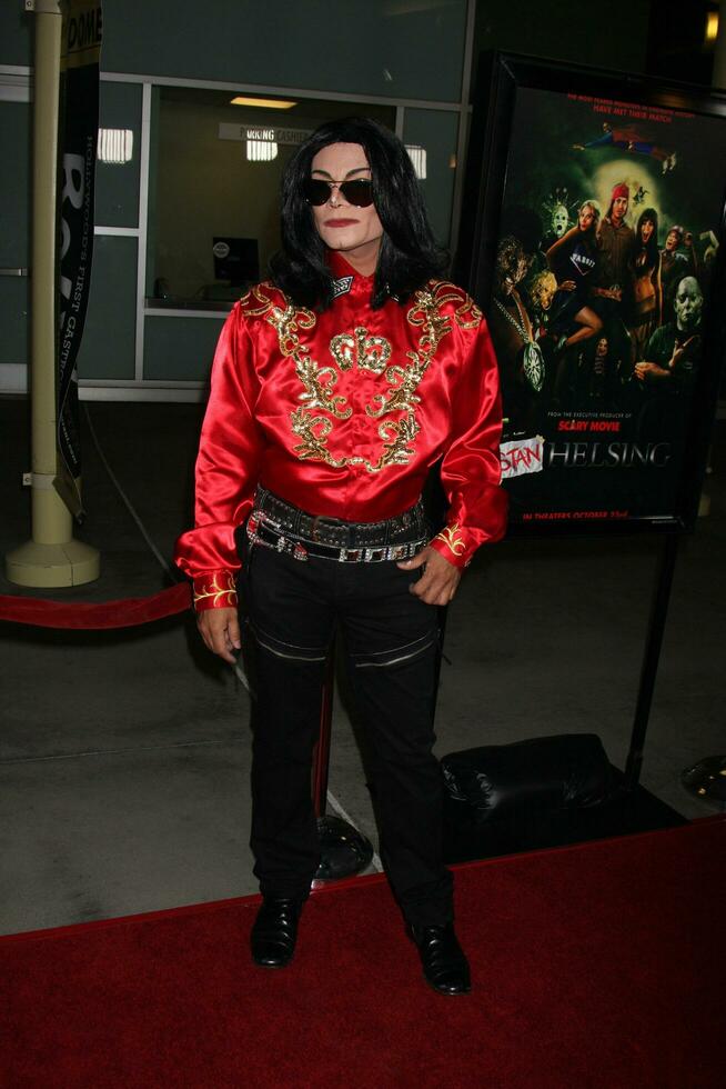 redemoinho deleite Michael jackson imitador A chegar às a Stan Helsing pré estreia luz do arco teatro los angeles ca Outubro 20 2009 2009 kathy cabanas cabanas foto