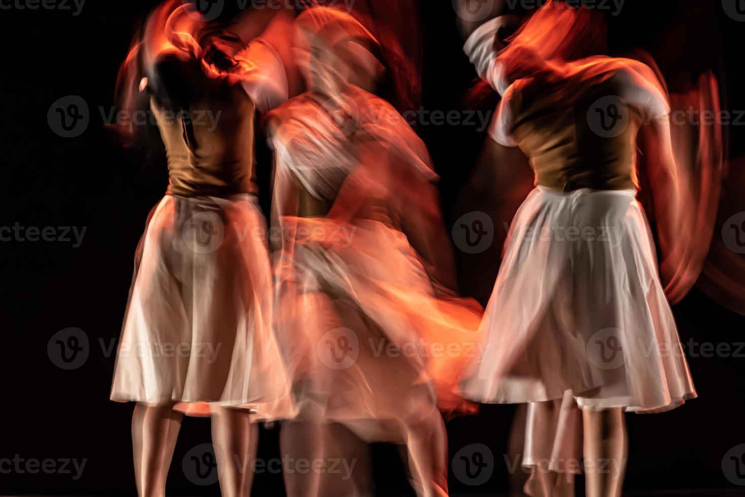 o movimento abstrato da dança foto