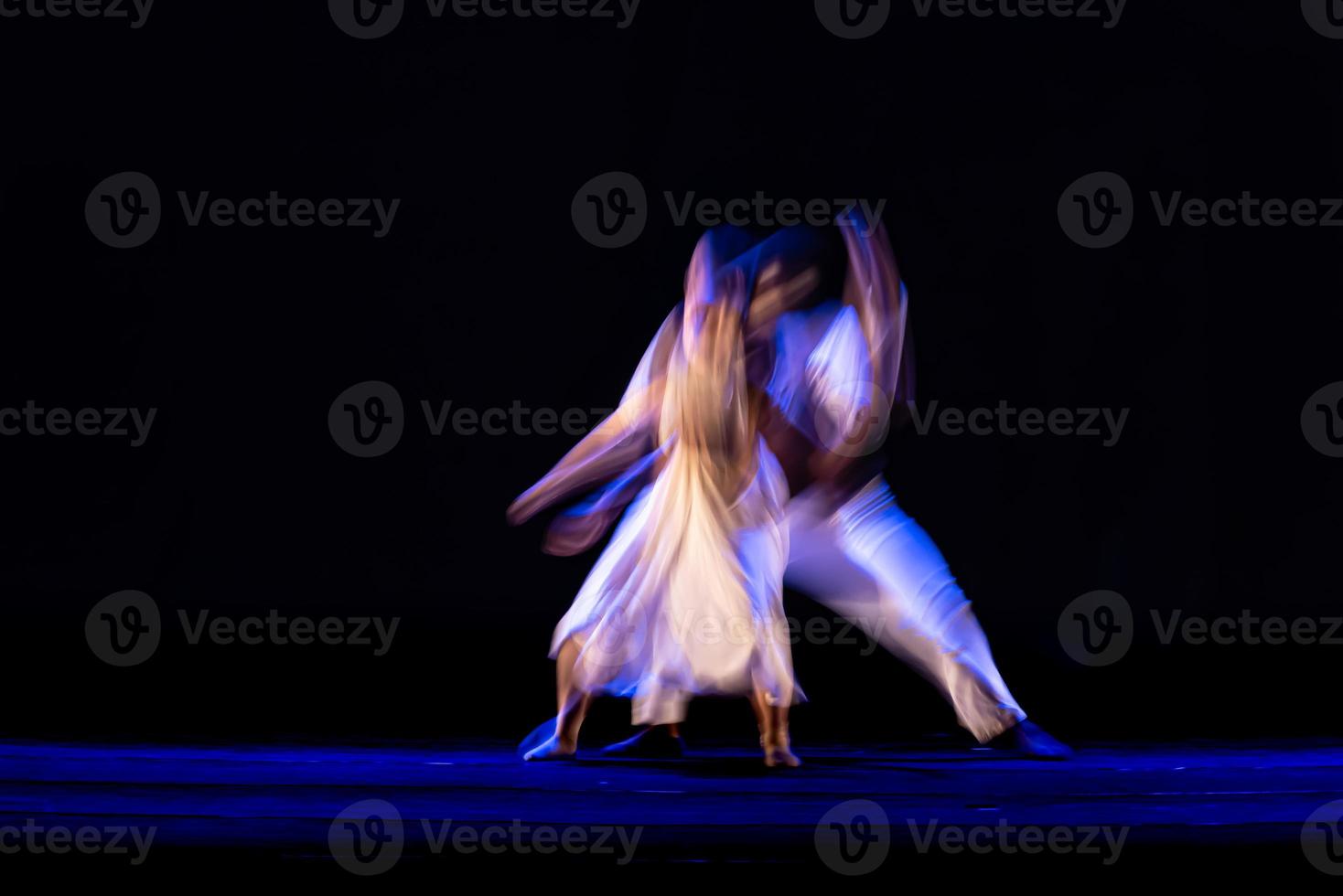 o movimento abstrato da dança foto