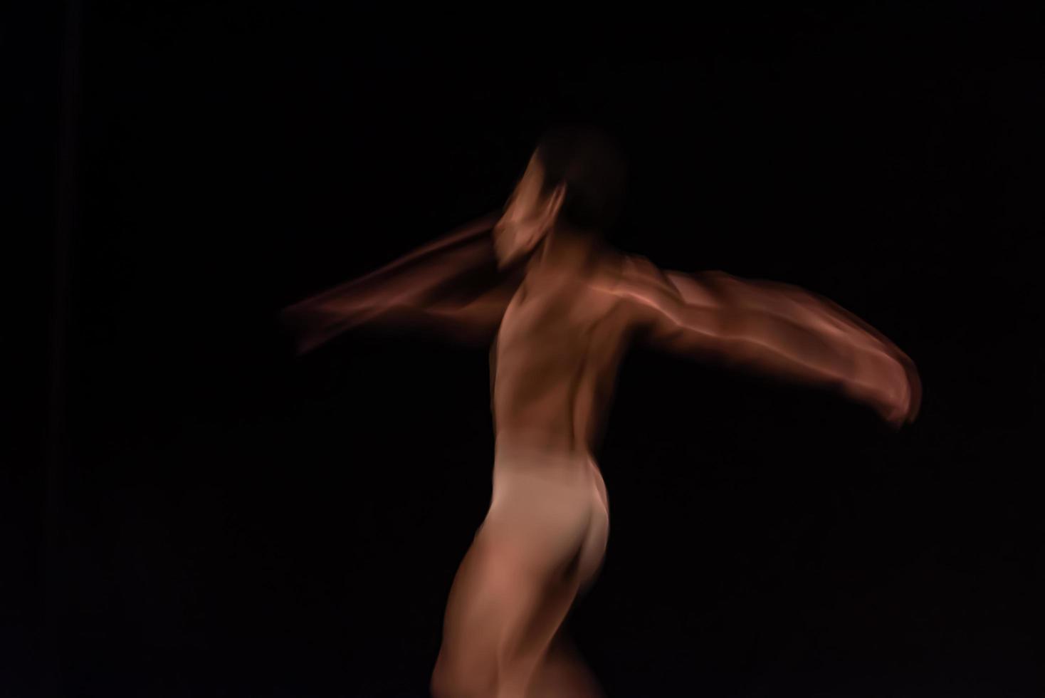 o movimento abstrato da dança foto