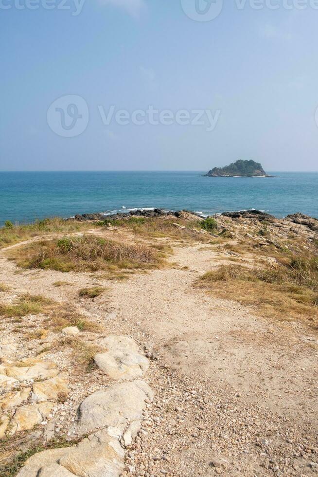 ao pakarang, Além disso conhecido Como ao karang de praia é localizado dentro a longe sul gorjeta do koh amostrado Tailândia foto