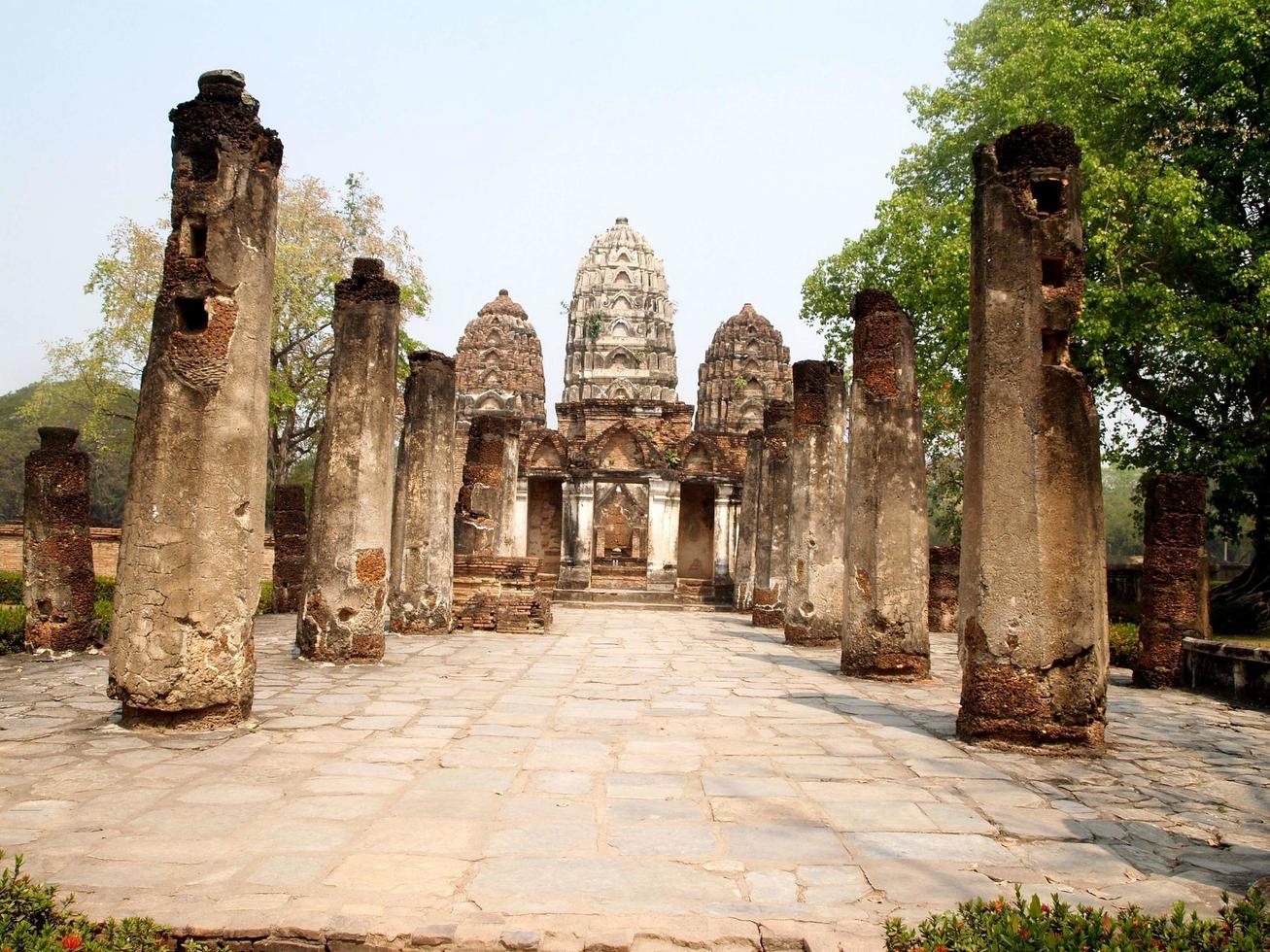 Sukhothai Parque Histórico da Tailândia foto