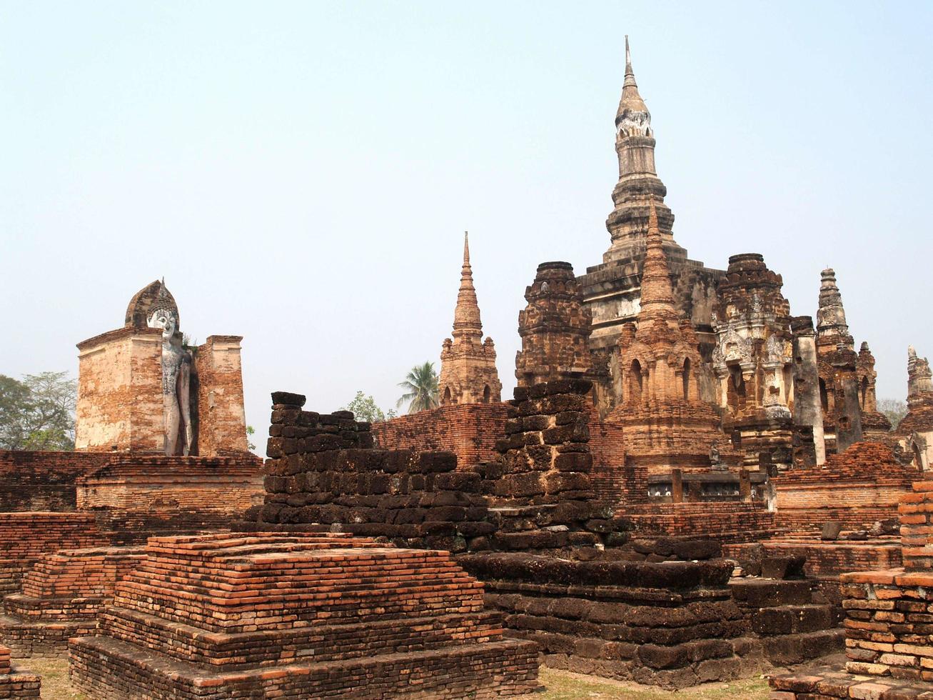 Sukhothai Parque Histórico da Tailândia foto