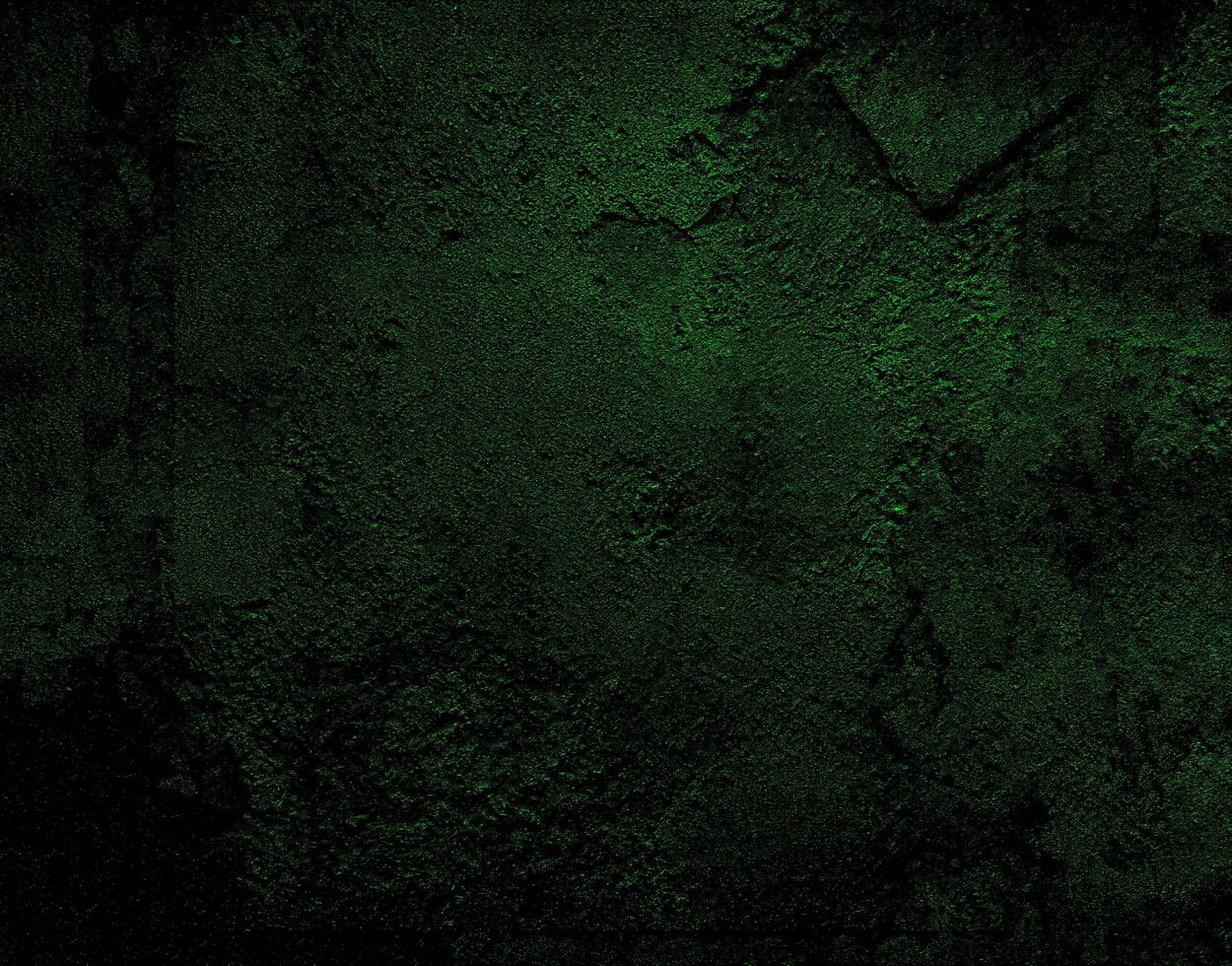 jovem e nervoso vibrante verde e Sombrio concreto grunge textura para dinâmico gráfico Projeto projetos e noivando visuais foto