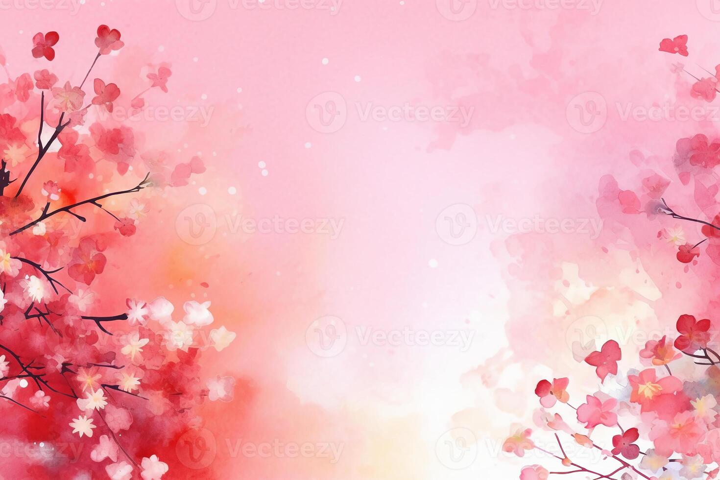 luz Rosa fundo papel textura minúsculo pétala flor pintura dentro aguarela estilo. ai generativo foto