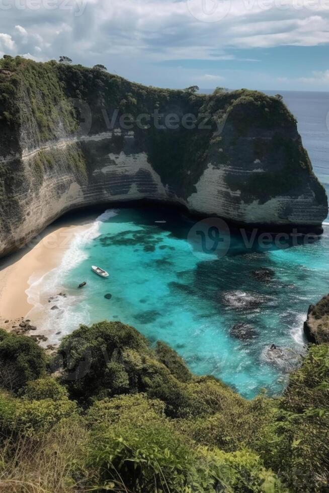 alguns do a a maioria deslumbrante e isolado praias. ai generativo foto