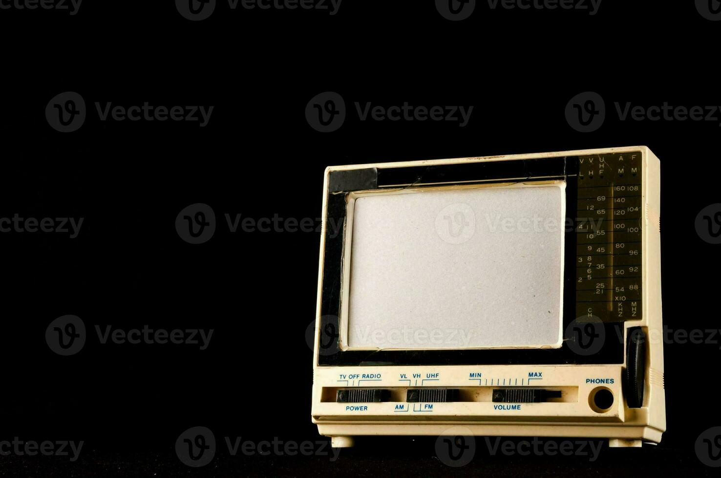 vintage isolado televisão foto