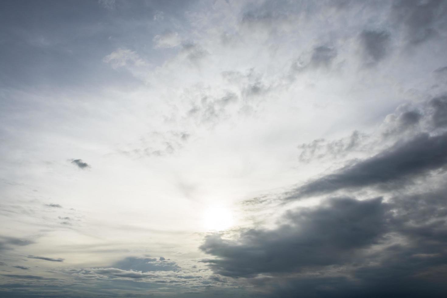 céu nuvem azul foto