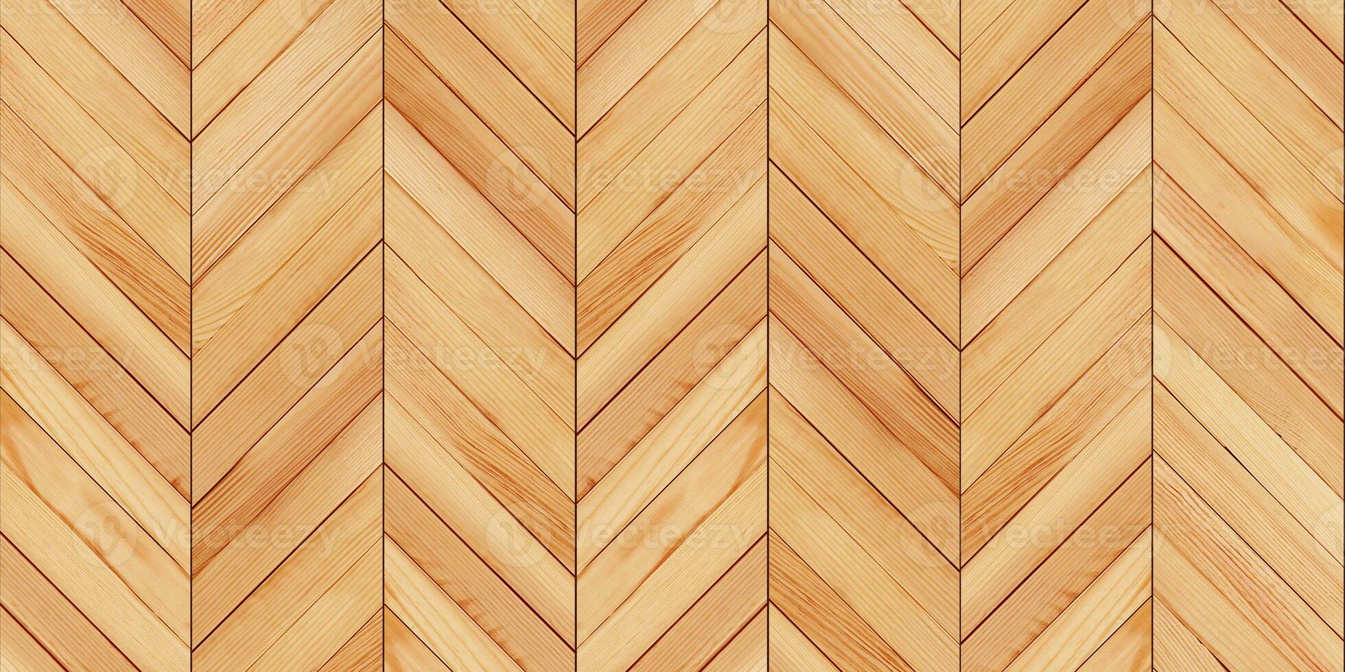 espinha de peixe parquet espinha de peixe modelo desatado padronizar do laminado parquet topo Visão madeira grão e fundo 3d render foto