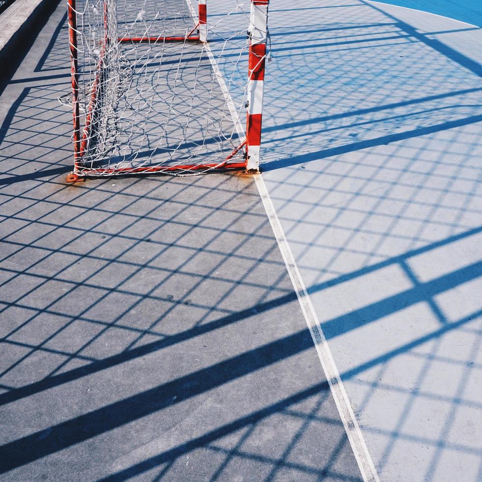 equipamentos de esporte para gol de futebol de rua foto