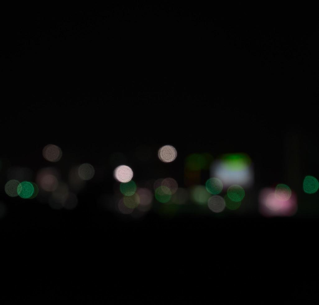 estilo vintage de bokeh verde à noite foto