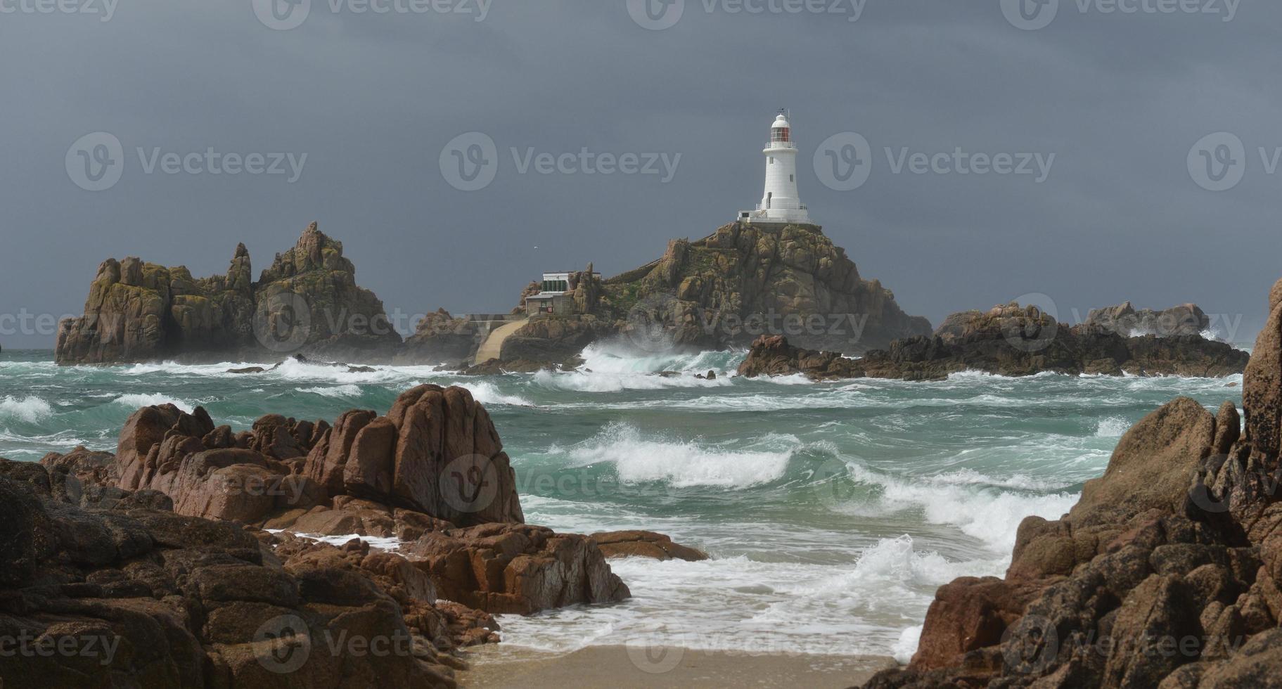 vista do farol corbière foto