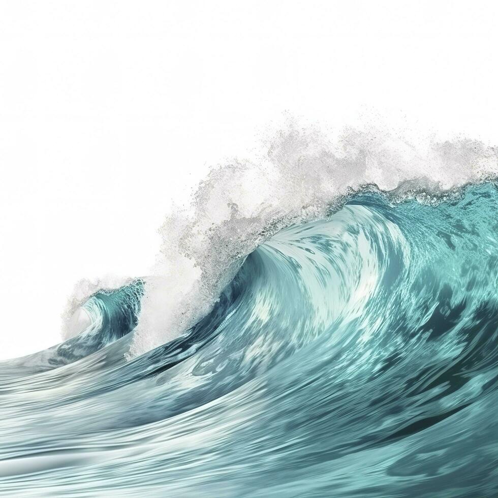 mar ondas mundo oceano dia fundo ilustração , gerar ai foto