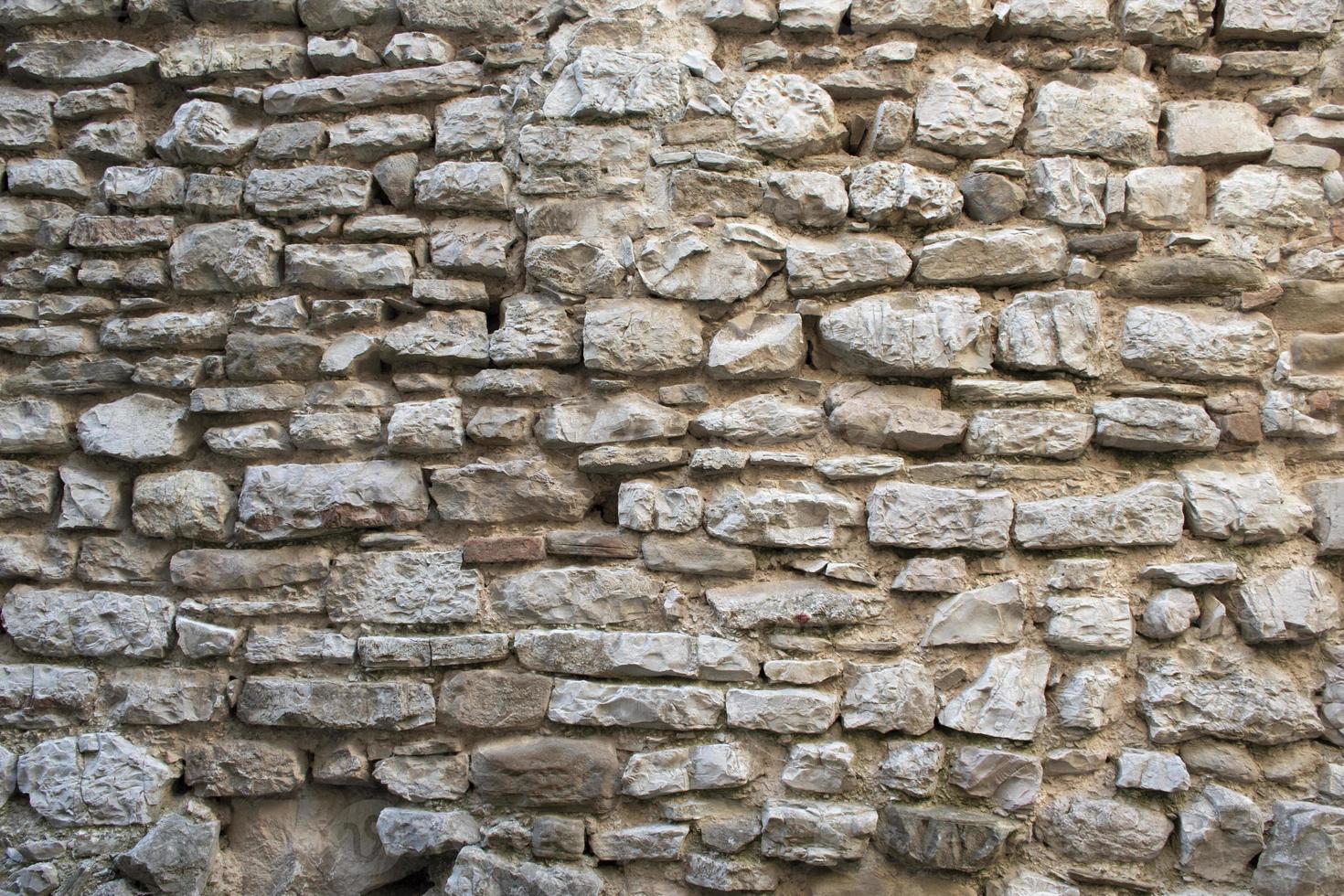 velho muro de pedra foto