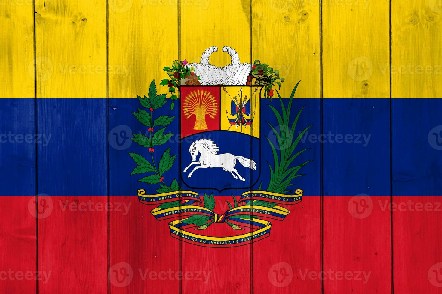 bandeira do a Venezuela em uma texturizado fundo. conceito colagem. foto