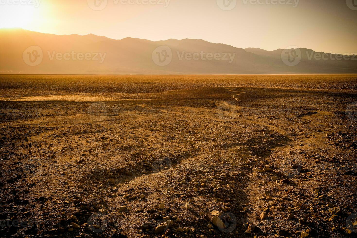 morte vale pôr do sol cenário foto