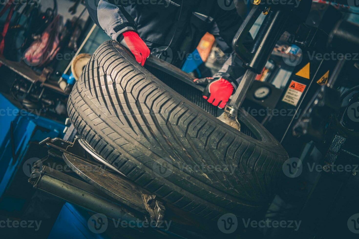 carro pneu vulcanizando foto